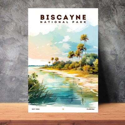 Biscayne National Park Poster, Travel Art, Office Poster, Home Decor | S8 - image2